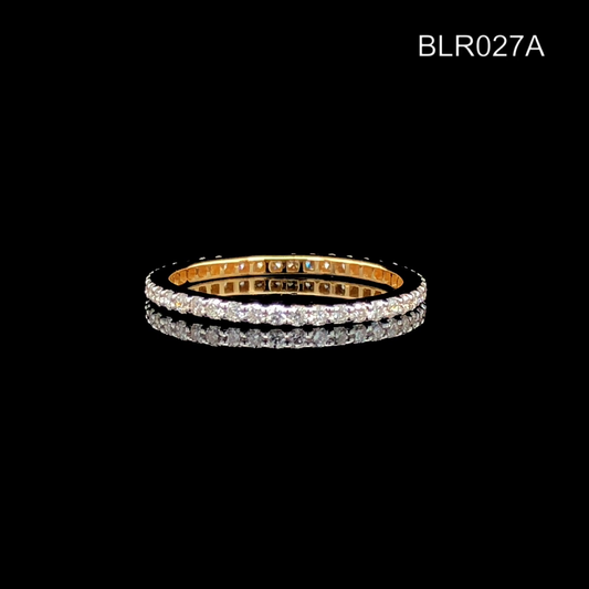 Full Eternity Diamond Band, Classic Stackable Ring.